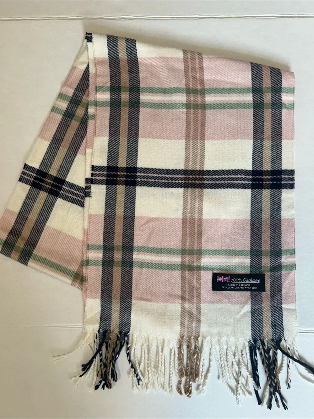Made in Scotland 100% Cashmere Scarf